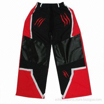 Ice Hockey Shell Pants with Reinforced Knees, Customized Sublimation, Made of 100% Polyester